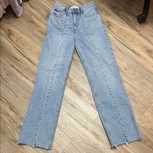 Abercrombie & Fitch Light Blue Straight Leg Jeans